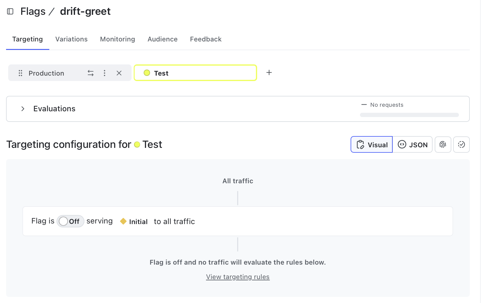 Driventic Flags Drift: Feature Flags without Feature Flags